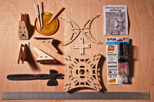 Quadcopter frame - assembled