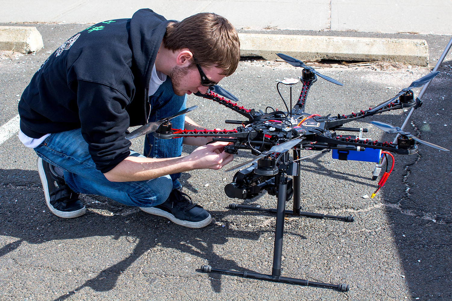 Photo from a professional aerial photography work session