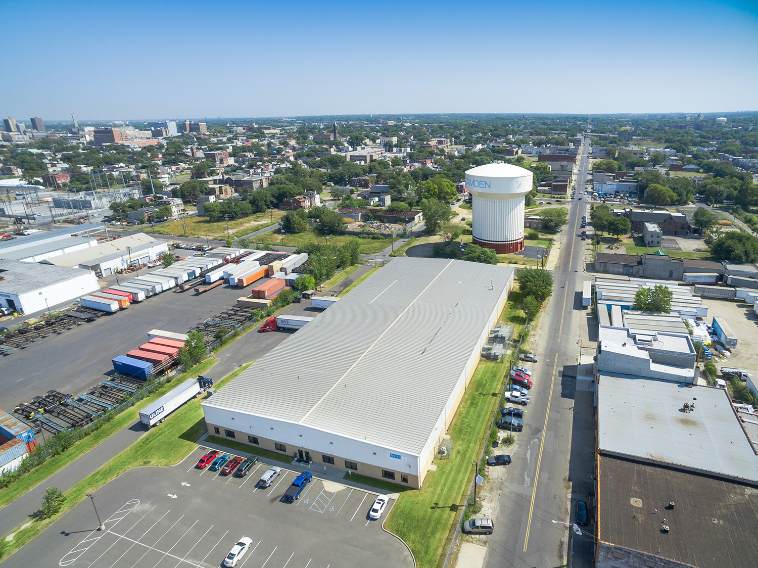 The Nutsco operation in Camden, NJ photographed by drone