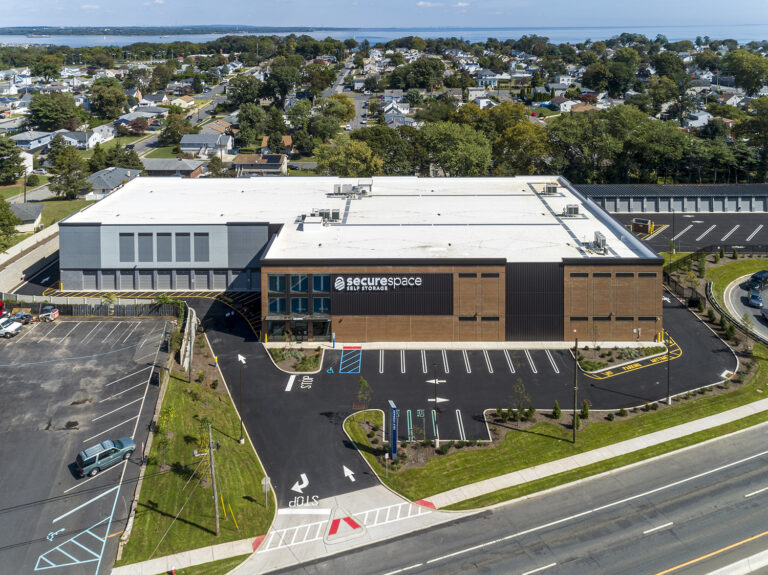 Drone view of the Secure Space storage facility, Sayreville, NJ