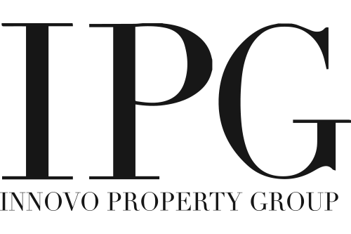 Aerial of an Innovo Property Group commercial development