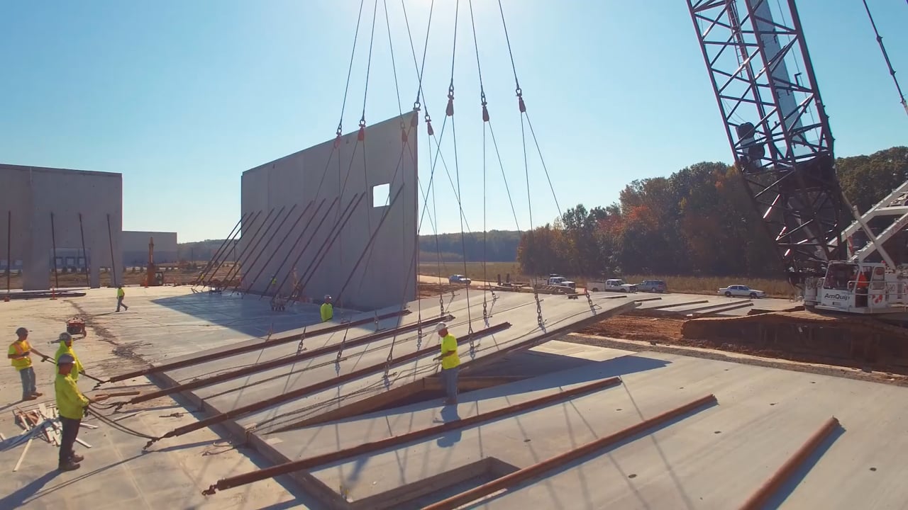Concrete Building Construction video, New Jersey