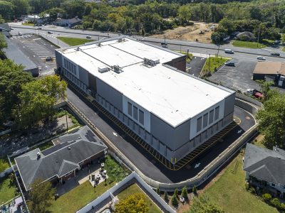 Secure Space self-storage facility in Sayreville, NJ from the air
